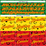 Custom Green Yellow-Red 3D Pattern Design Black History Month Performance T-Shirt