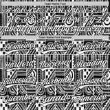 Custom Black White 3D Pattern Design Geometric Monochrome Mosaic Style Authentic Baseball Jersey