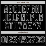 Custom Black White 3D Pattern Design Abstract Splatter Grunge Art Authentic Baseball Jersey