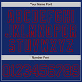 Custom Royal Red 3D Pattern Design Abstract Splatter Grunge Art Authentic Baseball Jersey