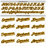 Custom White Brown-Gold 3D Pattern Design Abstract Splash Authentic Baseball Jersey