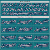 Custom Teal Gray Pinstripe Gray-Navy Authentic Baseball Jersey