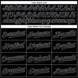 Custom Black Black-Gray Authentic Sleeveless Baseball Jersey