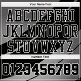 Custom Black Black-Gray Round Neck Sublimation Basketball Suit Jersey