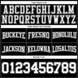 Custom Stitched Black White-Gray Football Pullover Sweatshirt Hoodie