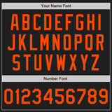 Custom Black Orange Authentic Baseball Jersey