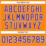 Custom Bay Orange Purple-White Authentic Baseball Jersey