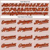 Custom Camo Orange-Black Authentic Salute To Service Baseball Jersey