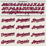 Custom Cream Red-Royal Authentic Baseball Jersey