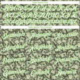 Custom Women's Green White-Neon Green Dollar 3D V-Neck Cropped Baseball Jersey