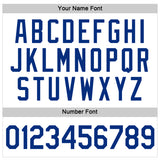 Custom Women's White Royal-Red V-Neck Cropped Baseball Jersey