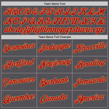 Custom Steel Gray Red-Old Gold Performance T-Shirt