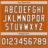 Custom Texas Orange White-Black Authentic Fade Fashion Baseball Jersey