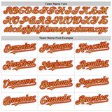 Custom White Pinstripe Old Gold-Red Authentic Fade Fashion Baseball Jersey