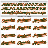 Custom White Pinstripe Green-Orange Authentic Fade Fashion Baseball Jersey