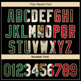 Custom Black Vintage Mexican Flag-City Cream Performance Golf Polo Shirt