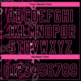 Custom Black Pink 3D Pink Ribbon Breast Cancer Awareness Month Women Health Care Support Performance Golf Polo Shirt