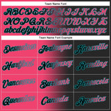 Custom Stitched Black Neon Pink-Teal Gradient Fashion Sports Pullover Sweatshirt Hoodie