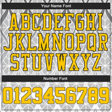 Custom Gray Gold-Black 3D Pattern Design Authentic Baseball Jersey