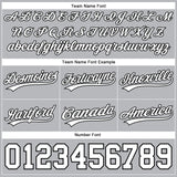 Custom Gray White-Black Authentic Basketball Shorts