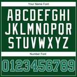 Custom Green Kelly Green-White Authentic Baseball Jersey