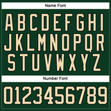 Custom Green City Cream-Black Hockey Lace Neck Jersey