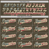 Custom Olive Vintage USA Flag Cream-Maroon Bomber Full-Snap Varsity Letterman Salute To Service Jacket