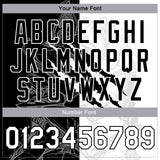 Custom Graffiti Pattern White-Black Scratch 3D Bomber Full-Snap Varsity Letterman Jacket