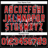 Custom Black Red-White Eagle With American Flag 3D Pattern Design Bomber Full-Snap Varsity Letterman Jacket