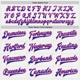 Custom White Royal Pinstripe Pink Bomber Full-Snap Varsity Letterman Jacket