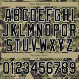 Custom Camo Black-White Geometric Camouflage 3D Bomber Full-Snap Varsity Letterman Salute To Service Jacket