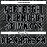 Custom Black Gray Check And Tiger 3D Pattern Design Bomber Full-Snap Varsity Letterman Jacket