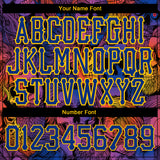 Custom 3D Pattern Halloween Skulls Long Sleeve Performance T-Shirt