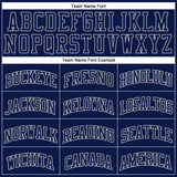 Custom Navy Navy-Gray Authentic Throwback Basketball Jersey