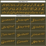 Custom Olive Old Gold-Black Performance Salute To Service T-Shirt