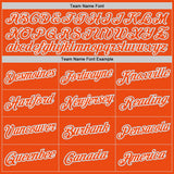 Custom Orange Orange-Gray Performance T-Shirt