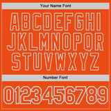 Custom Orange Orange-Gray Performance T-Shirt