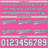 Custom Pink White Black-Light Blue Authentic Basketball Shorts