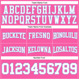 Custom Stitched Pink White-Light Blue Football Pullover Sweatshirt Hoodie