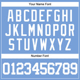 Custom Powder Blue White Authentic Baseball Jersey