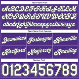 Custom Purple Black Pinstripe White-Gray Authentic Basketball Shorts