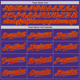 Custom Purple Red-Gold Authentic Baseball Jersey