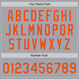 Custom Gray Orange-Light Blue Authentic Raglan Sleeves Baseball Jersey