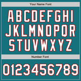 Custom Teal White-Red Authentic Raglan Sleeves Baseball Jersey