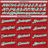 Custom Red White-Kelly Green Authentic Throwback Basketball Jersey