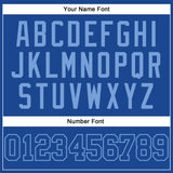 Custom Royal Royal-Light Blue Authentic Baseball Jersey