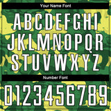 Custom Camo White-Kelly Green Sublimation Salute To Service Soccer Uniform Jersey