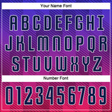 Custom Royal Navy-Hot Pink Sublimation Soccer Uniform Jersey