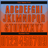 Custom Light Blue Orange-Black Sublimation Soccer Uniform Jersey