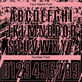 Custom Black Medium Pink Splash Sublimation Soccer Uniform Jersey